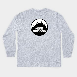 Hike Oregon T-Shirt Kids Long Sleeve T-Shirt